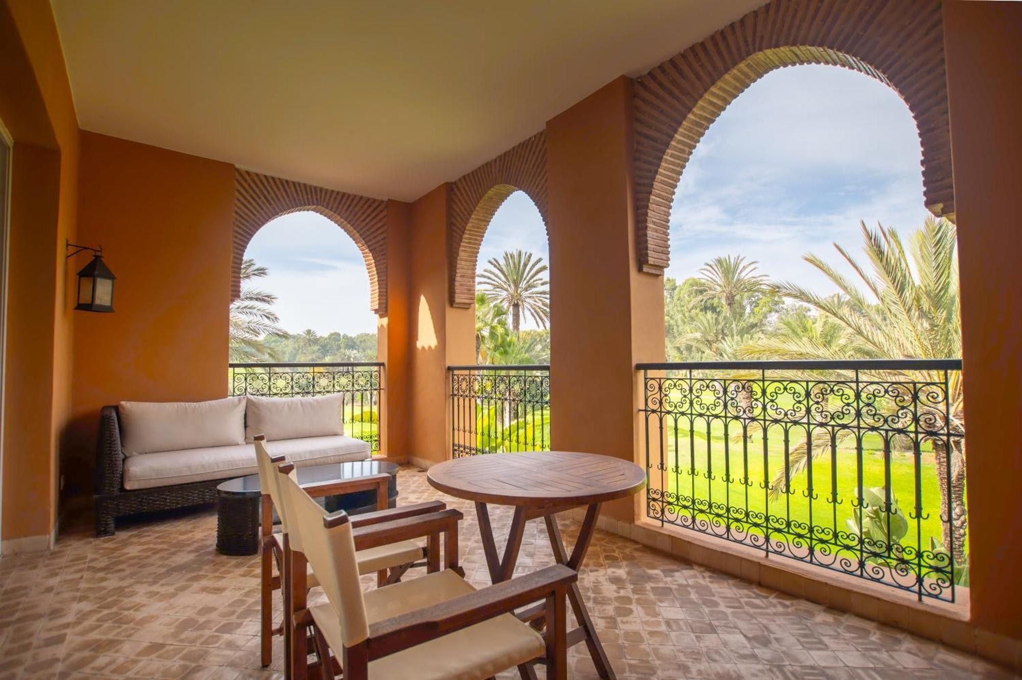 Tikida Golf Palace Agadir Ngoại thất bức ảnh A balcony at the Royal Mirage Hotel