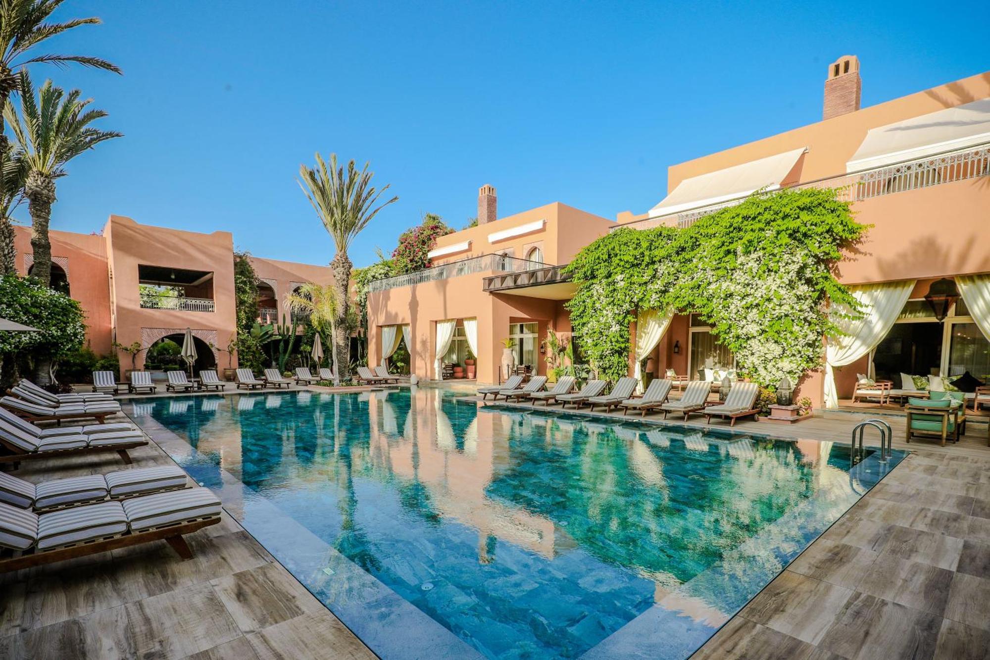 Tikida Golf Palace Agadir Ngoại thất bức ảnh The swimming pool at the hotel