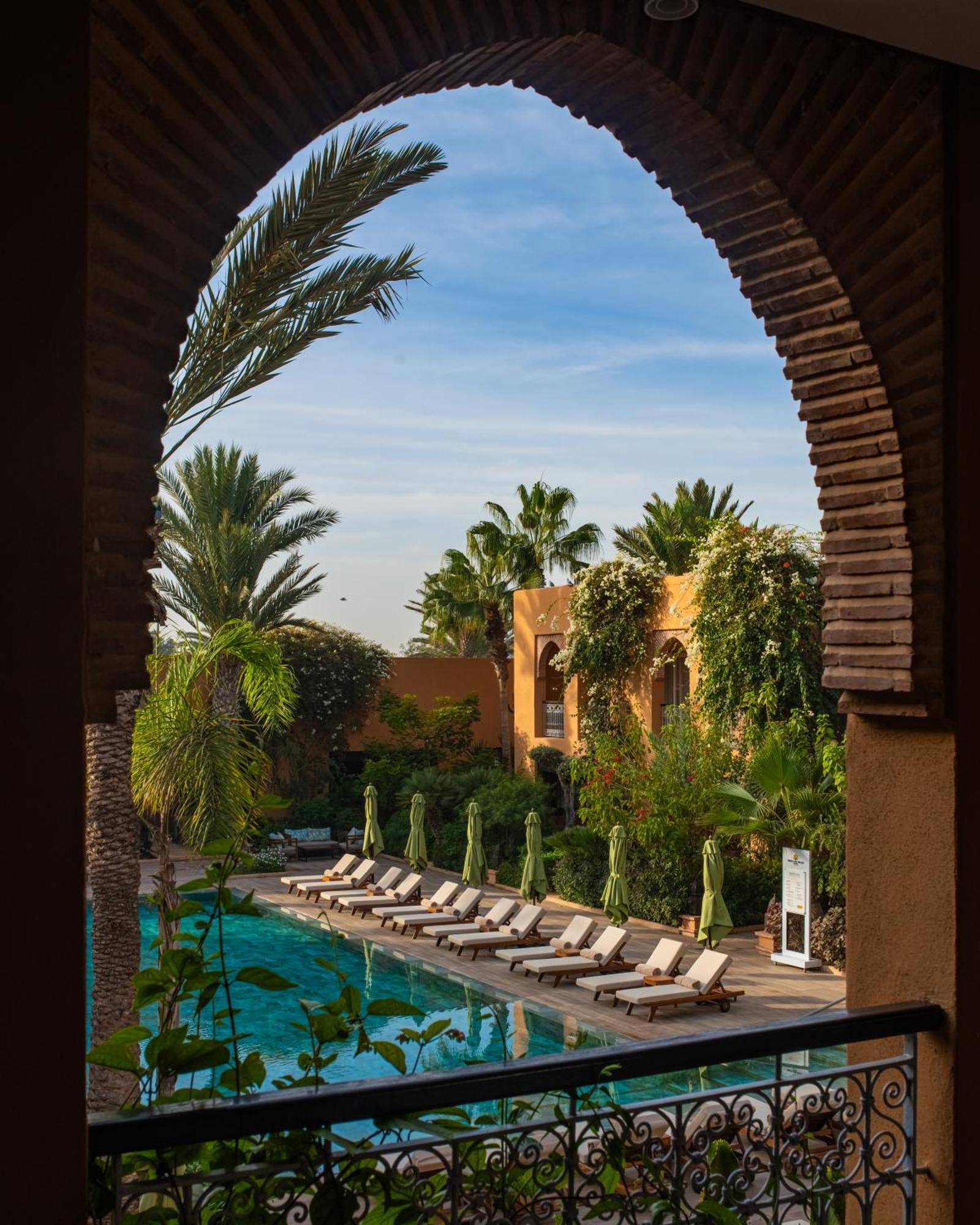 Tikida Golf Palace Agadir Ngoại thất bức ảnh The swimming pool at the hotel