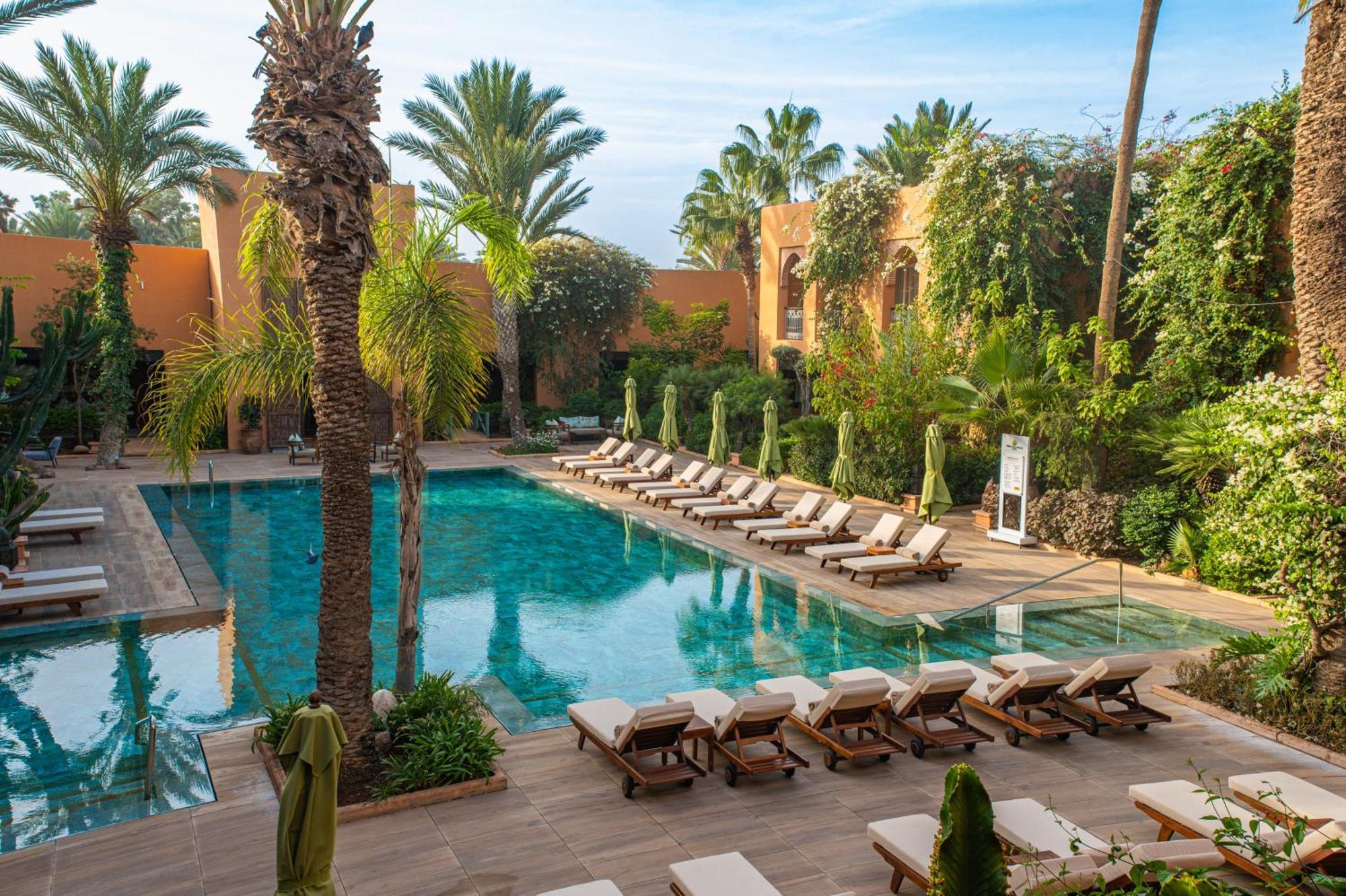 Tikida Golf Palace Agadir Ngoại thất bức ảnh The swimming pool at the hotel