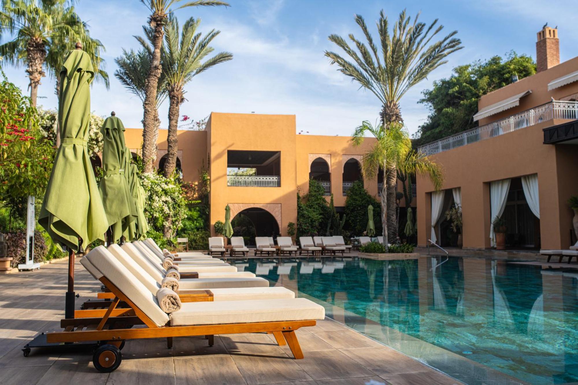 Tikida Golf Palace Agadir Ngoại thất bức ảnh The swimming pool at the hotel