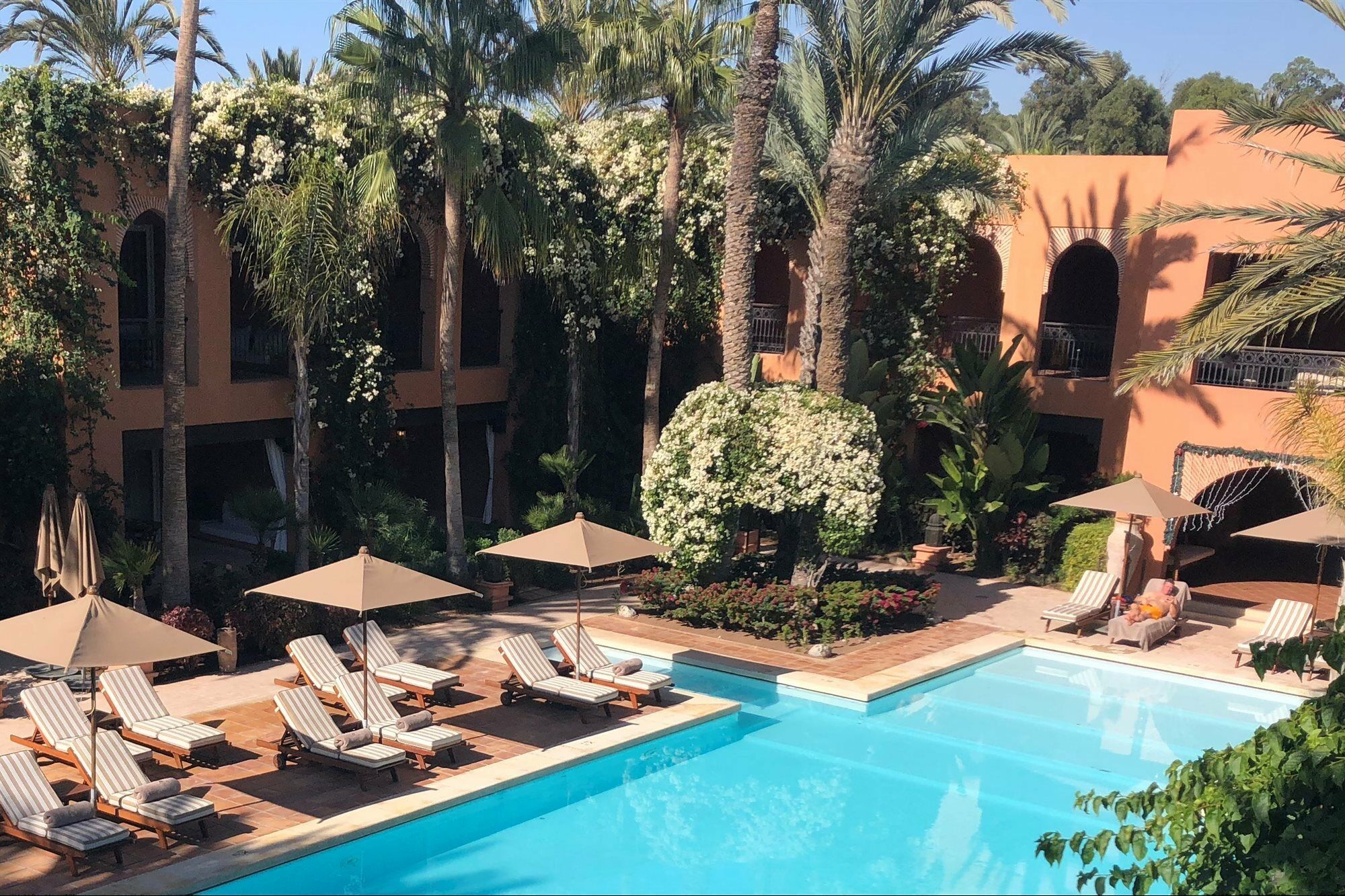 Tikida Golf Palace Agadir Ngoại thất bức ảnh The swimming pool at the hotel