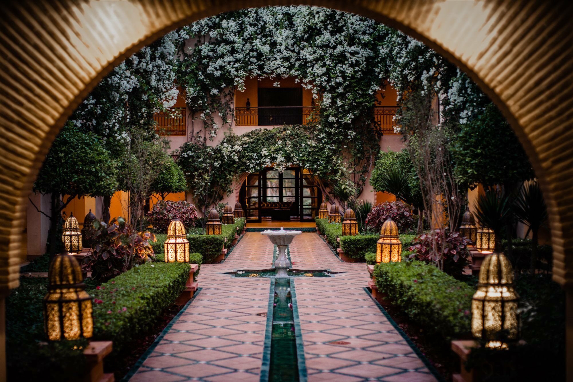 Tikida Golf Palace Agadir Ngoại thất bức ảnh The hotel's courtyard